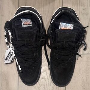 Off-White Black and White Low-Top Sneakers